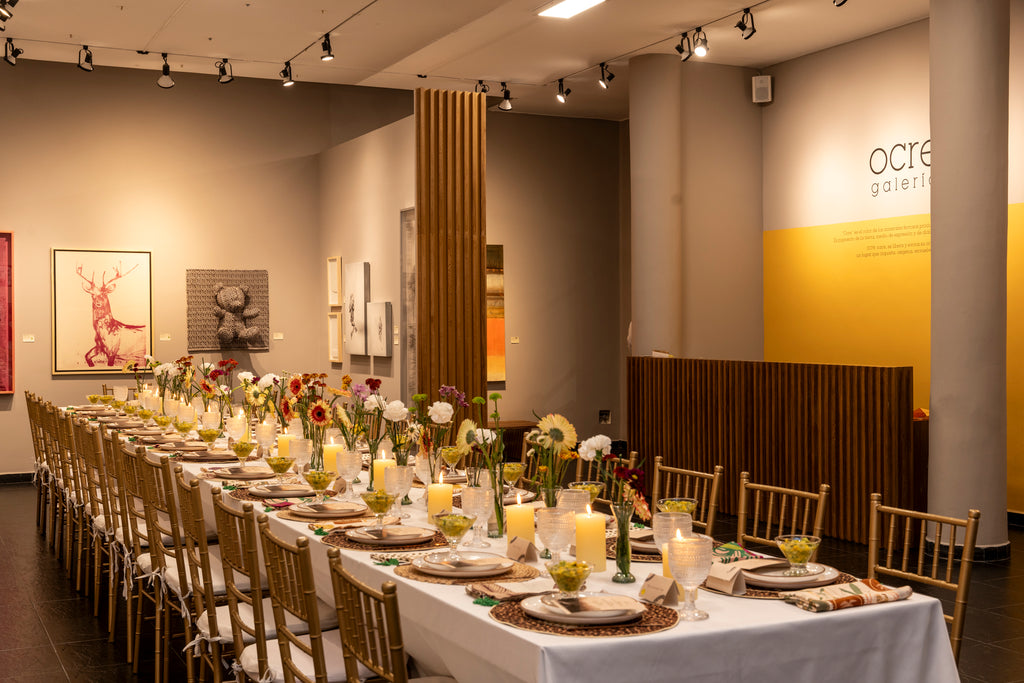 A PRIVATE GALLERY DINNER with a SILENT BID in Celebration of our new Fall 24 Capsule Collection “Tierra Adentro”