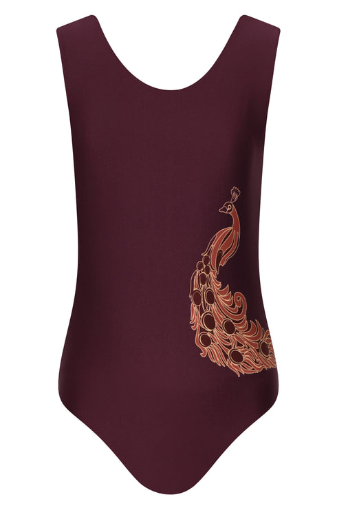 Mini Olympic / Wine Peacock - Fuchsia