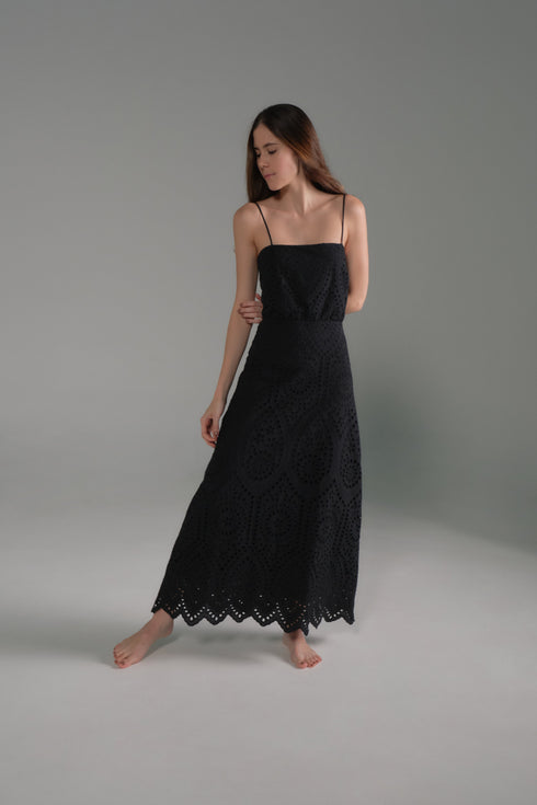 Nativa Cotton Eyelet / Black