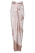 De La Falaise Cotton-Silk Sarong / Ivory