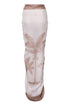 De La Falaise Cotton-Silk Sarong / Ivory