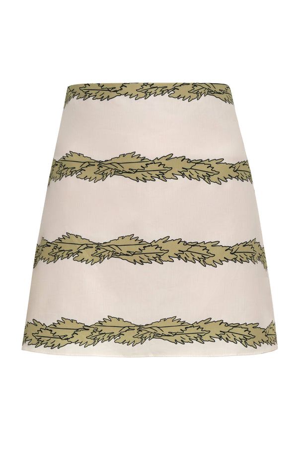 Carmelita Cotton Mini Skirt / Helechos