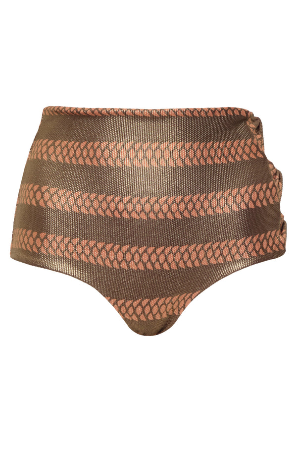 Tejada Embroidered Bottom / Gold - Nude