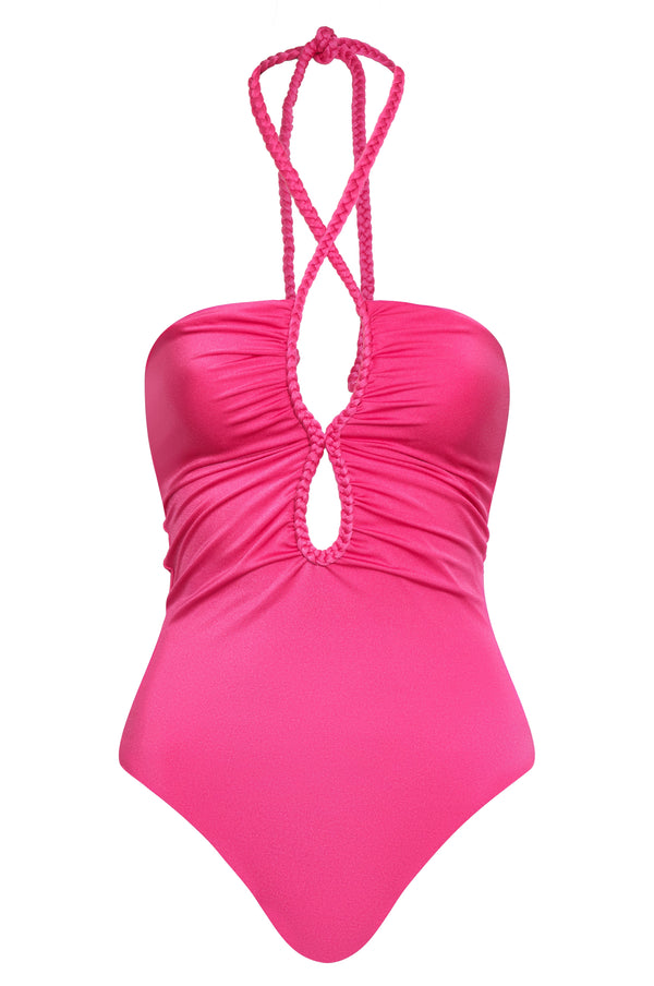 Saint Tropez One Piece / Shiny Fuchsia