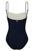 Las Balsas One Piece / Navy - Ivory