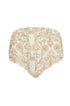 Victoria Embroidered Bottom / Yellow Flowers - Ivory