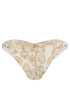 Potosi Embroidered Bottom / Yellow Flowers - Ivory