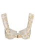 Sabina Embroidered Top / Yellow Flowers - Ivory