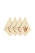 Chontaduros Linen Napkins / Ivory & Terra - Set of 4