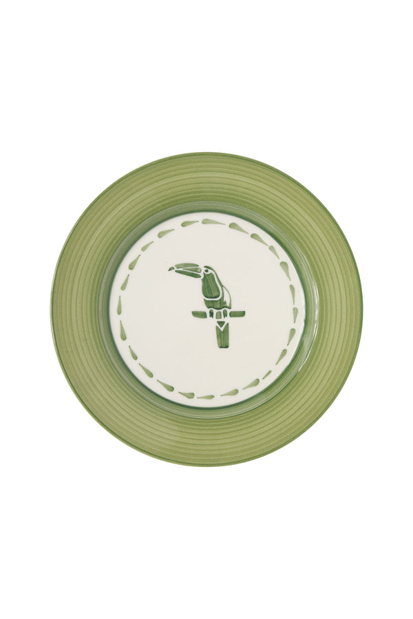JDD Tucan Salad Plate / Green