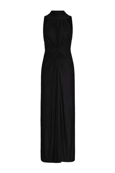 Rosales Jersey Midi Dress / Black