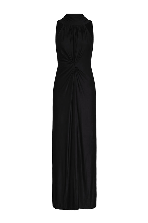 Rosales Jersey Midi Dress / Black