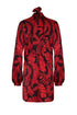 El Real Jacquard Mini Dress / Cherry Rainforest