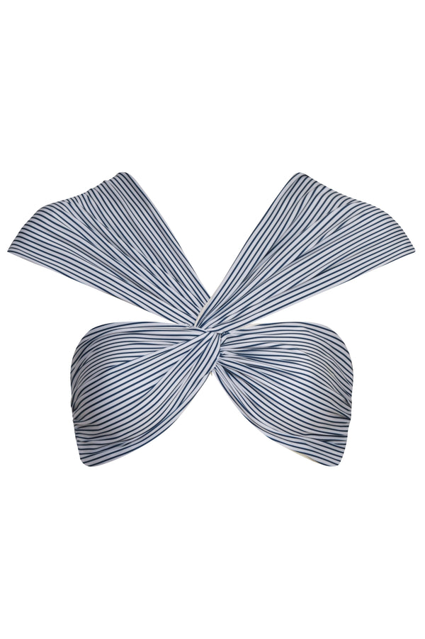 Iris Top / Navy Stripes - Ivory