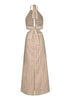 San Agustin Cotton Dress / Beige May Flower