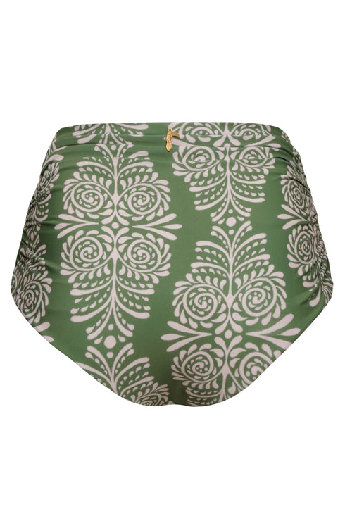 Victoria Vintage Bottom / Green Arabesque