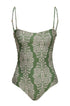 Las Balsas One Piece / Green Arabesque