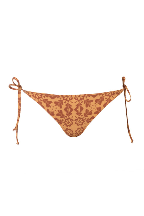 Brazil Bottom / Mustard Arabesque - Brown