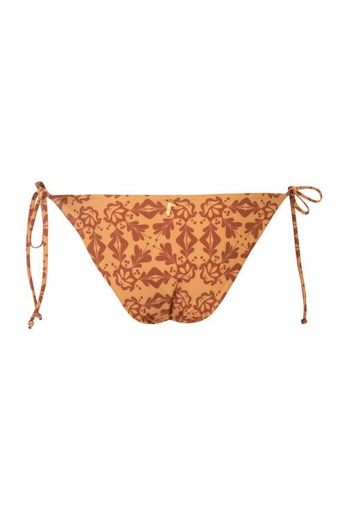 Brazil Bottom / Mustard Arabesque - Brown