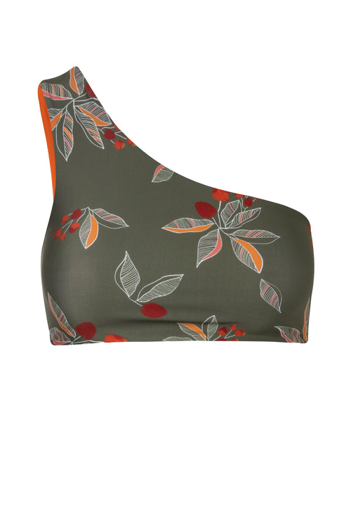 Currulao Top / Olive Chontaduro - Orange