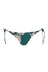 Brazil Bottom / Emerald Green Maxi Flowers - Ivory