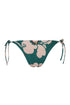 Brazil Bottom / Emerald Green Maxi Flowers - Ivory