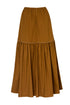 Ornella Cotton Maxi Skirt / Tabaco