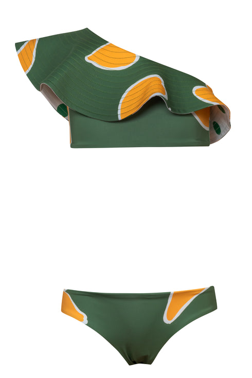 Mini Sunset Waves / Green Guava