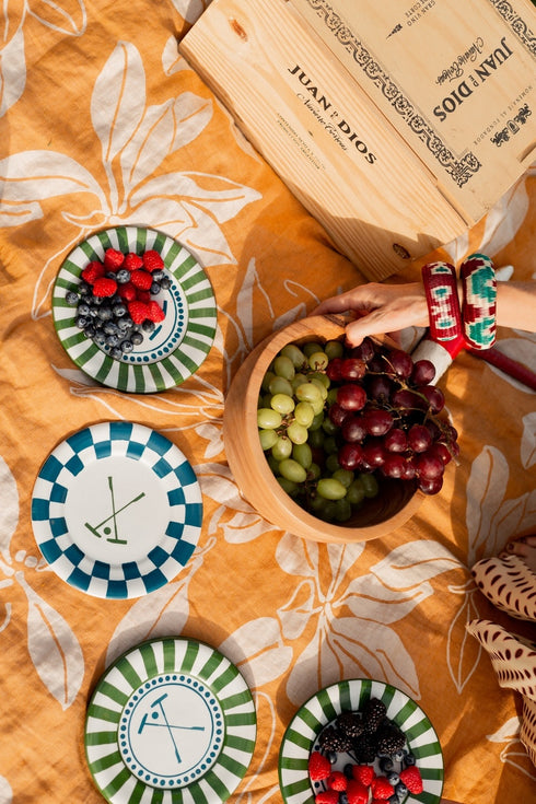 Polo Salad Plate / Blue