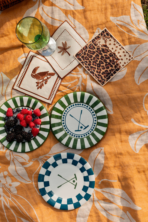 Polo Salad Plate / Blue