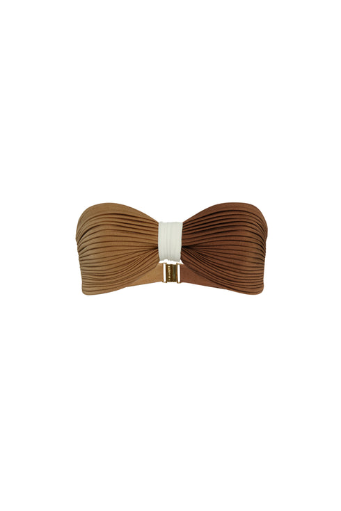 Emma Top / Brown - Gold