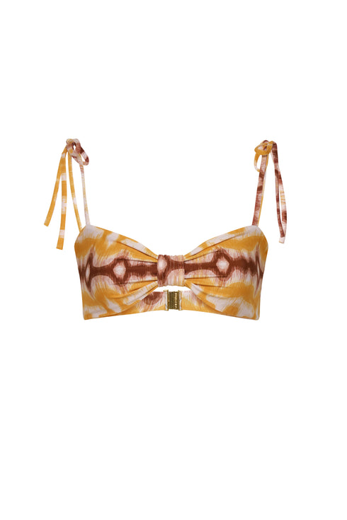 San Miguel Top / Yellow Ikat - Western