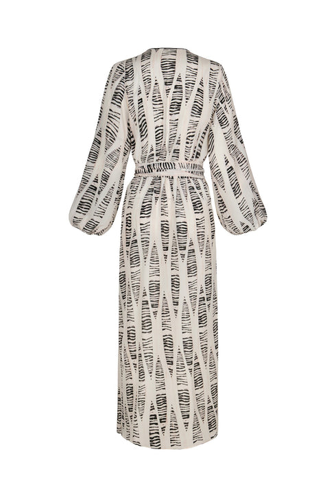 Tertulia Crepe Chine Maxi Dress / Cream Canoe