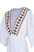 Topacio Linen Tunic / White Embroidered
