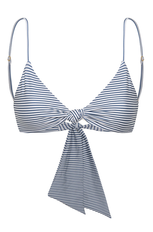 Pacifico Top / Navy Stripes - Ivory