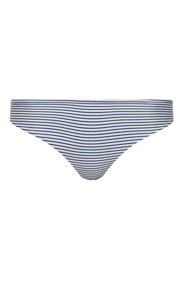 Sunset Waves Bottom / Navy Stripes - Ivory