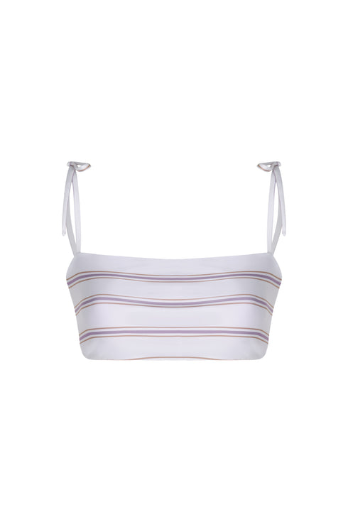 San Miguel Top / Lilac Stripes