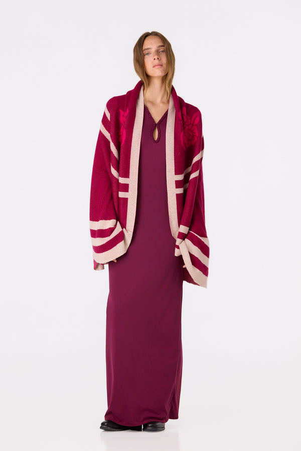 Saint Tropez Jersey Maxi dress / Wine