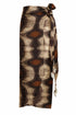 Mapara Martellato Silk Skirt / Brown Ikat