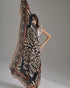De La Falaise Cotton Silk Sarong / Black Arabesque