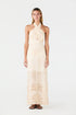 Costa del Sol Cotton Eyelet Midi Dress / Ivory Guayacanes
