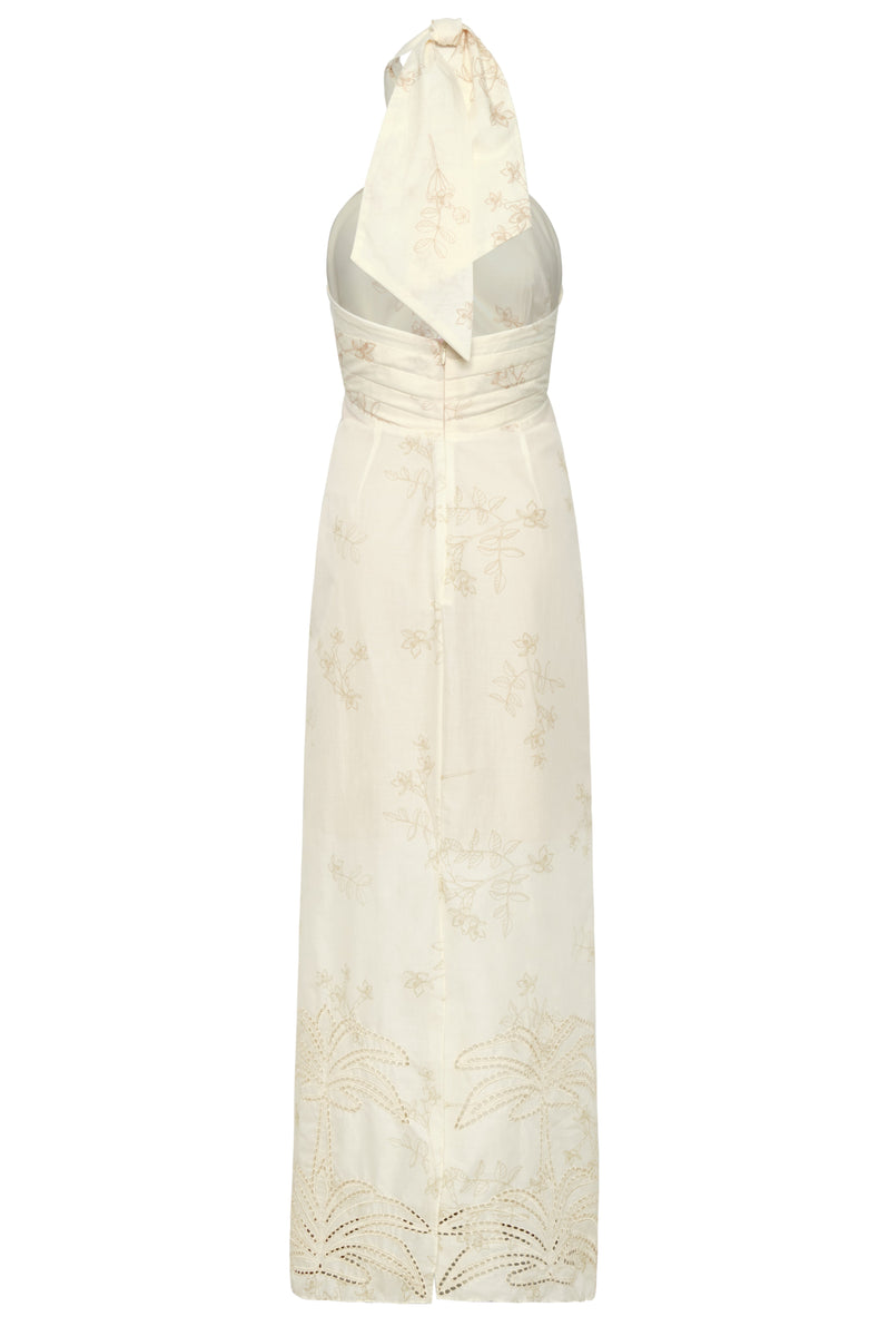 cotton eyelet midi dress Cricket Dress In White Eyelet