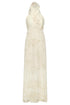 Costa del Sol Cotton Eyelet Midi Dress / Ivory Guayacanes