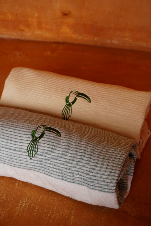 JDD Embroidered Beach Towel