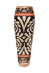 De La Falaise Cotton Silk Sarong / Black Arabesque