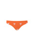 Guava Embroidered Bottom / Orange Lilac Polka Palms