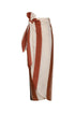 Mapara Linen Skirt / Terra Stripes