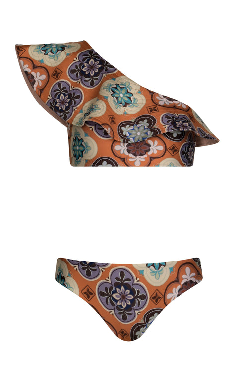 Mini Sunset Waves / Terracota Mosaic