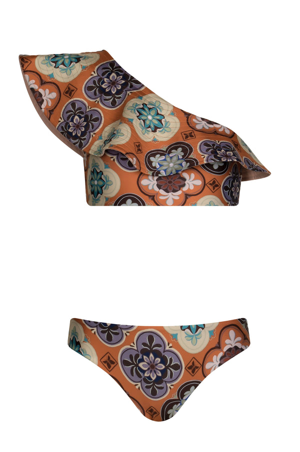 Mini Sunset Waves / Terracota Mosaic