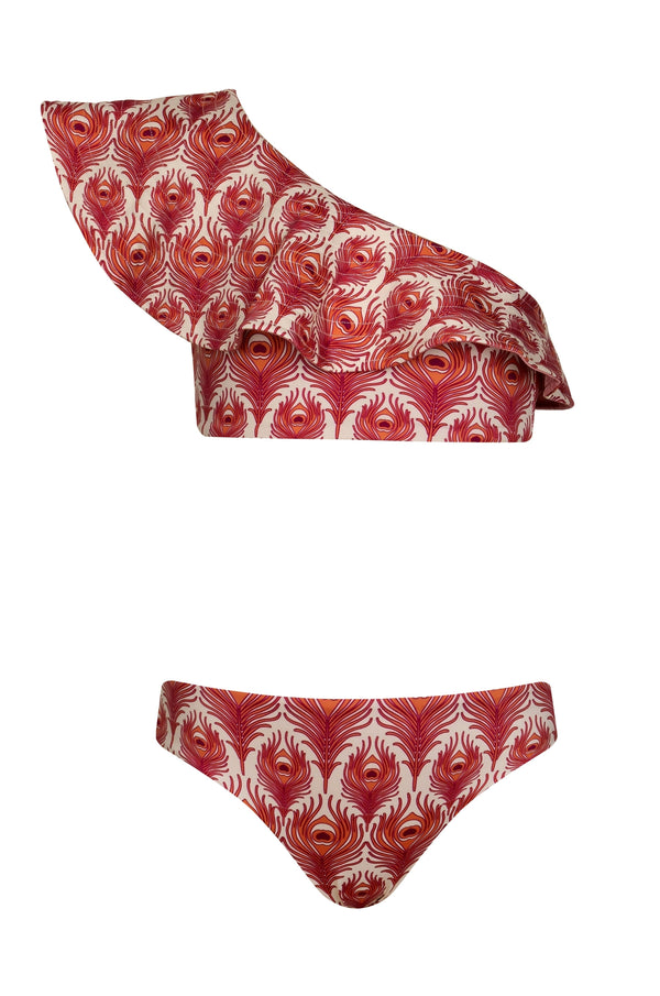 Mini Sunset Waves / Red Peacock